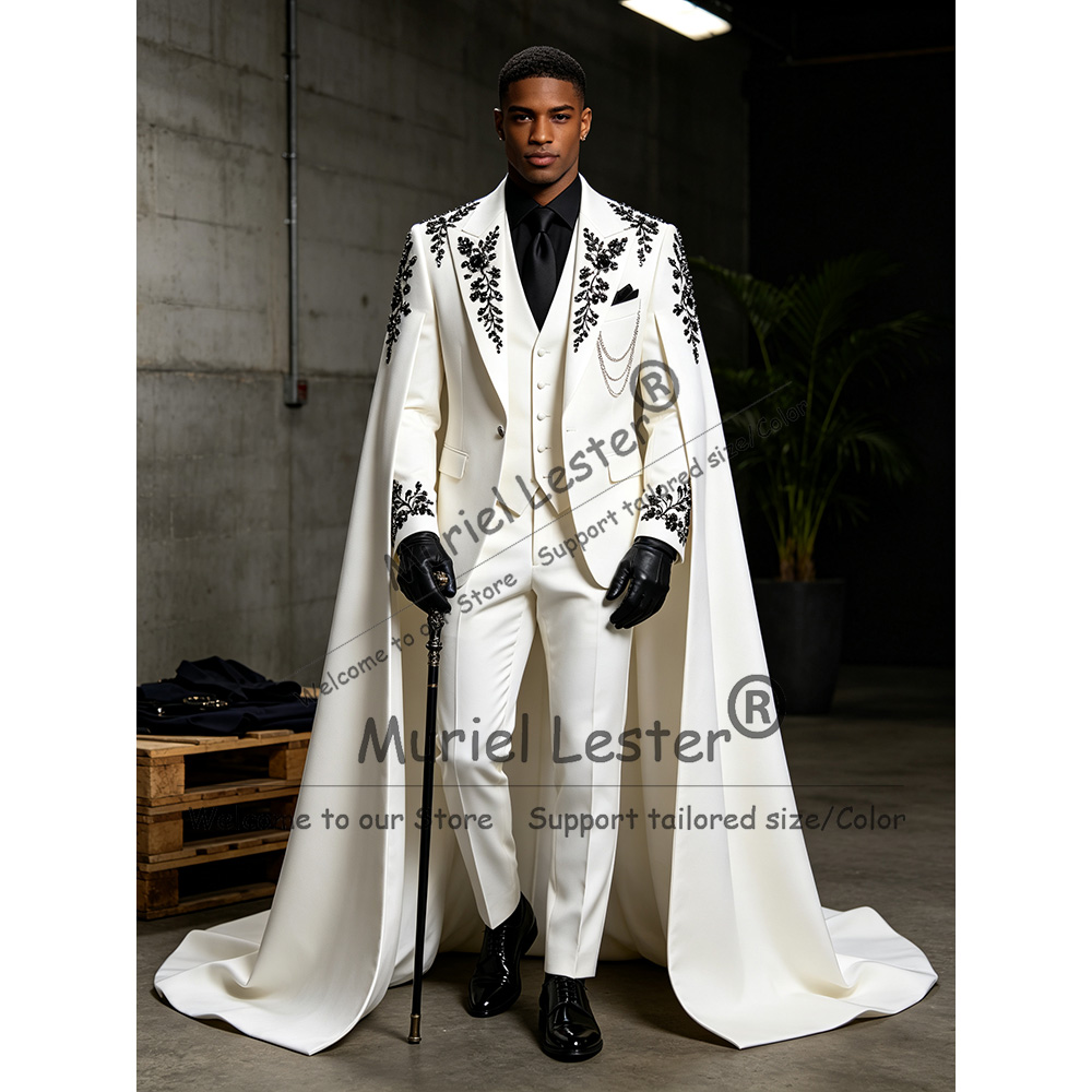 Young Men Formal Wear - Handmade Tuxedo Suit Set For Man