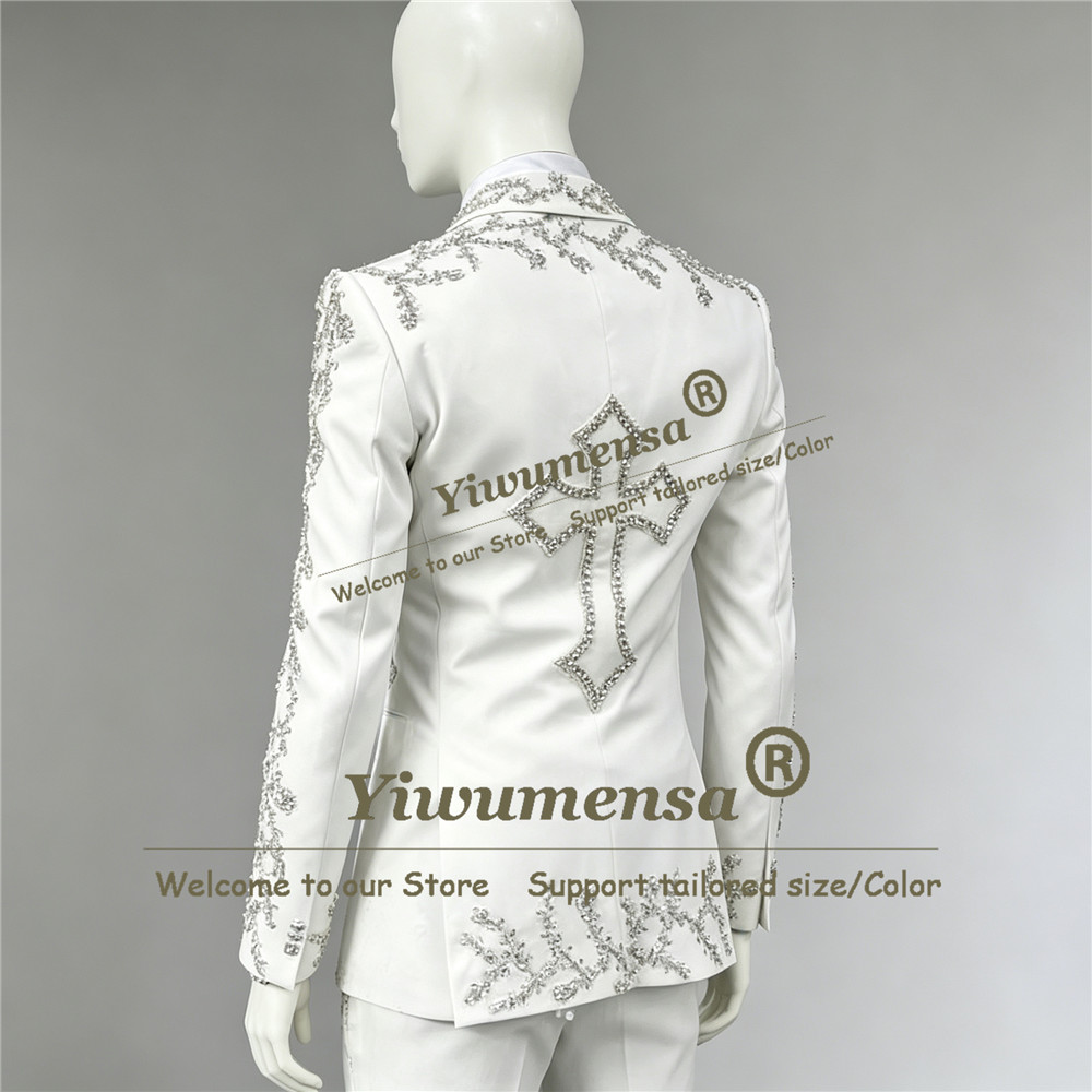 Young Men Formal Wear - Latest Design Men's Tuxedo Suit Sparkly