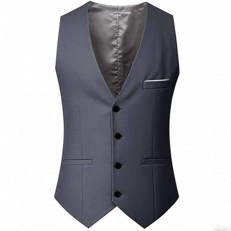 M-7XL Men's Suit Vest Casual S - Young Men Formal Wear 评论和价格