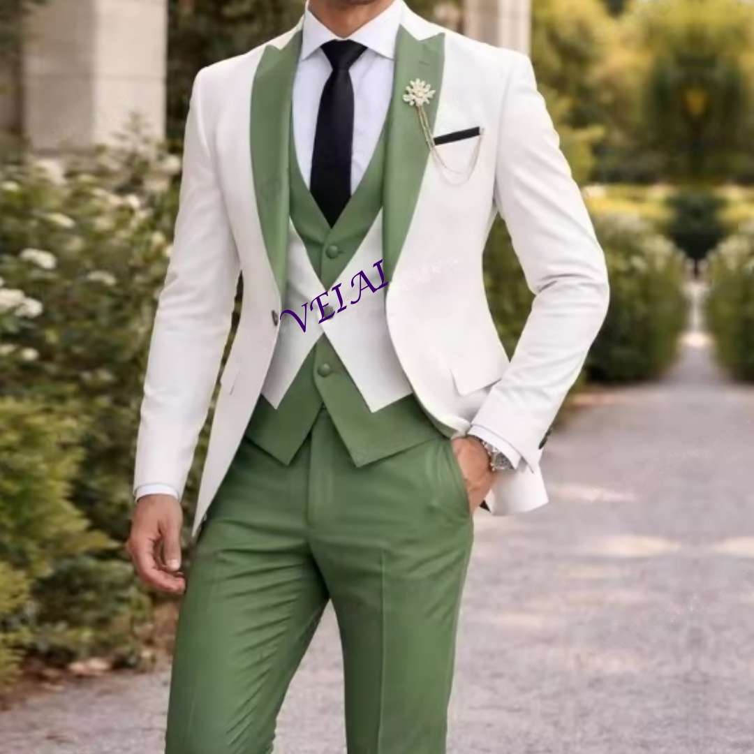 CustomizedNew White And Mint G - Young Men Formal Wear 评论和价格